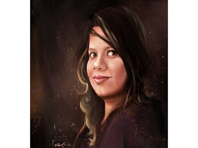 Lovely Portrait design graphic design illustration photoshop wacom tablet