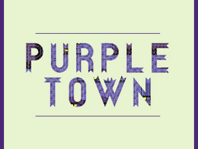 Purple Town logo musicband
