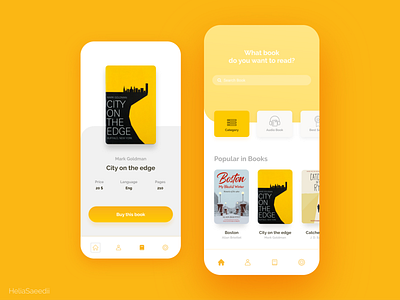 Book Store App Concept adobe illustrator adobexd app design bookstore ui uidesign user interface design ux