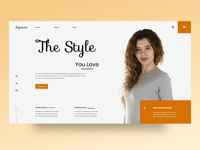 Fashion cloth fashion fashion brand letest ui ux web