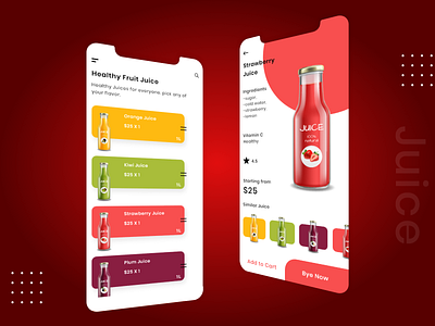 Juice App best dailyui design drink drinks app food and drink food service food shop foodie juice letest uiux