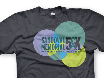 Ovarian Cancer 5k Tee 5k awareness cancer ribbon run shirt t shirt tee tshirt woman women