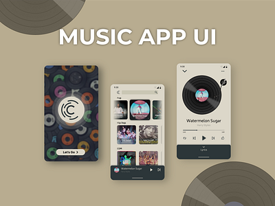 Music App UI creativity design figma graphic design graphiks graphiksdeign minimal ui uidesign