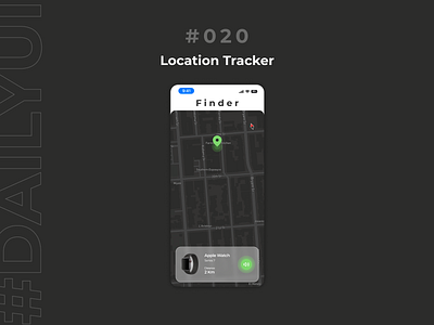 DailyUI #020 Location Tracker app ui dailyui day20 design figma find device find phone find watch graphiks graphiksdeign location location finder maps minimal mobileui ui