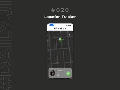 DailyUI #020 Location Tracker