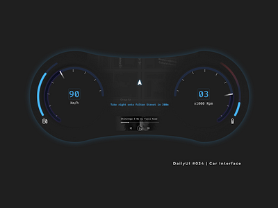 DailyUI #034 Car Interface car hud car interface dailyui dailyuichallenge figma graphiks graphiksdeign minimal smart car ui user interface webui