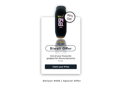 DailyUI #036 Special Offer dailyui day36 diwali eye catching figma graphiks graphiksdeign minimal offer tag special offer ui ui design uiux user interface web design