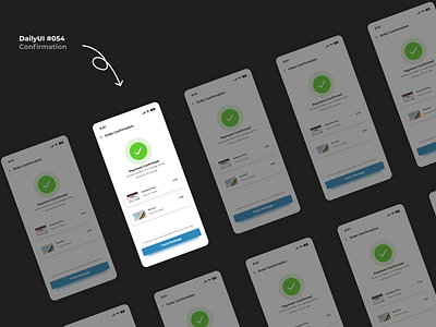 DailyUI#054 Confirmation appui confirmation dailyui day54 figma graphiks graphiksdeign minimal mobileui ui design