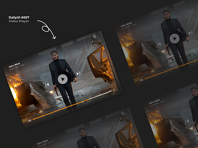 DailyUI #057 Video Player