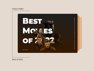 DailyUI #063 Best of 2022