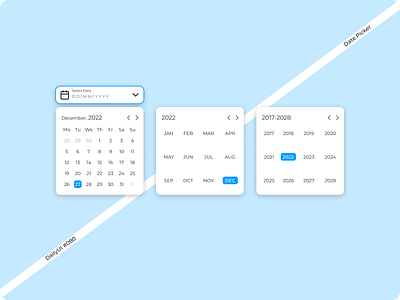 DailyUI #080 Date Picker