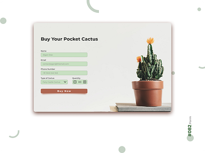 DailyUI #082 Form