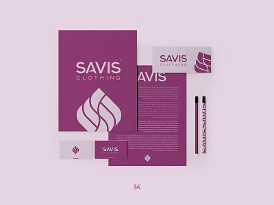 SAVIS CLOTHING branding design graphic illustrator logo logo design logodesign minimal typography visual identity