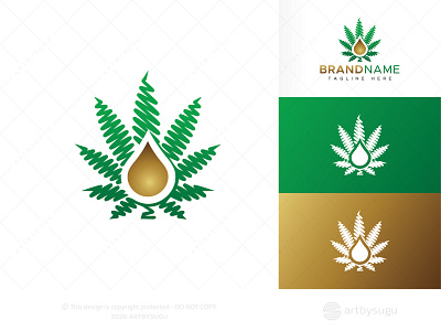 Cannabis Oil And Leaf Logo branding cannabis leaf cannabis oil and leaf logo cbd logo design icon illustration logo logodesign logoforsale logoground logotype morden premade logo readymade logo sale symbol unused logo vector