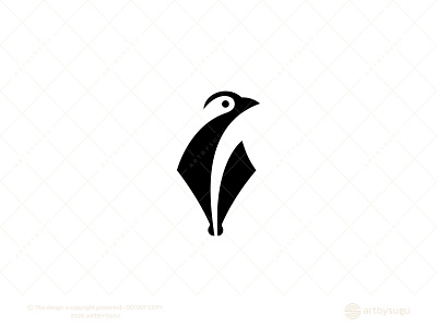 Penguin Nib Logo for Sale branding design icon illustration logo logodesign logoforsale logoground logotype morden nib logo penguin logo penguin nib logo penguin nib logo premade logo ready made logo symbol unused logo vector