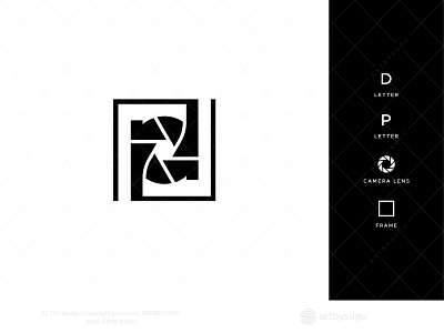 Letter DP or PD Photography Logo for Sale