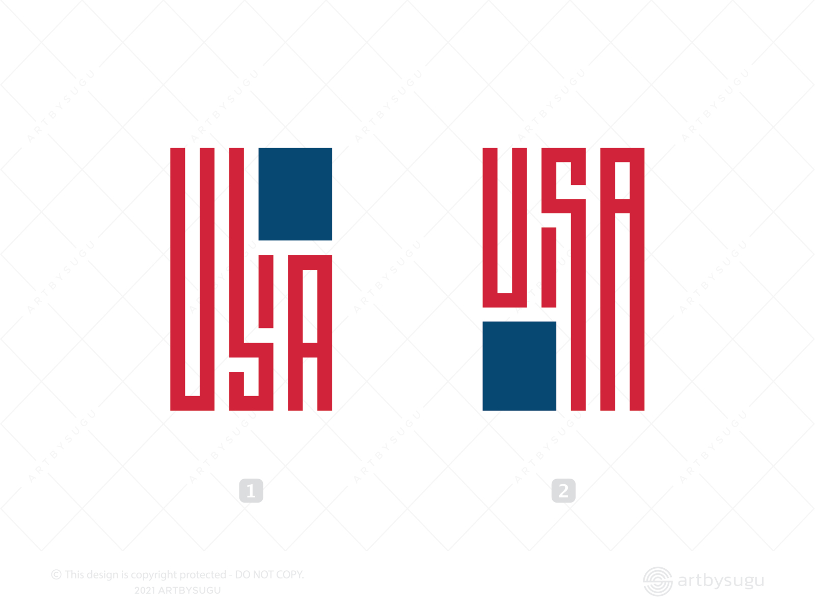 Download Usa Flag Monogram Svg By Artbysugu On Dribbble