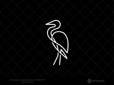 Monoline Heron Logo