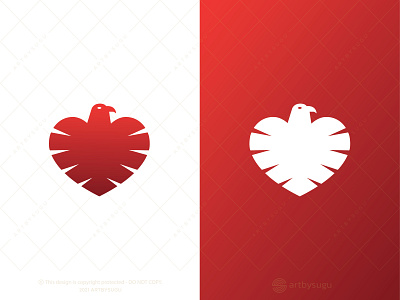 Eagle Heart Logo for Sale