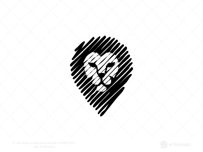 Lion Location Logo for Sale