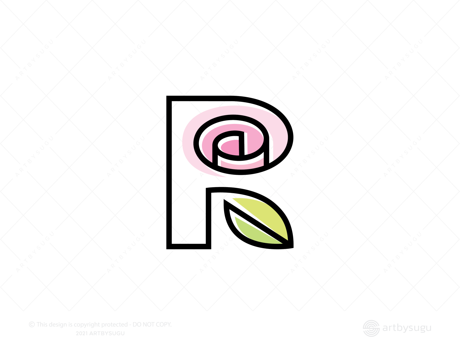 R + Rose Logo for Sale by Twig on Dribbble