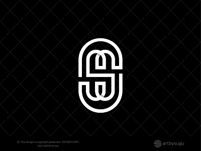 Letter SS Or SMW Logo for Sale