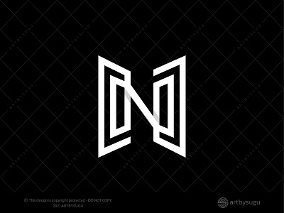 Stylish Letter N Logo for Sale branding branding design creative logo graphic design illustration letter n lettermark logo logo design logo for sale logo type logomark modern logo morden premade logo ready made logo typography unique logo unused logo vector