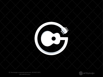 Letter G Guitar Logo (for Sale)