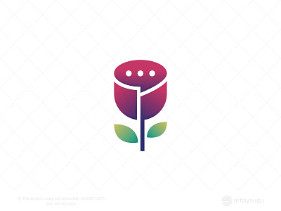 Rose Chat Logo (for Sale)