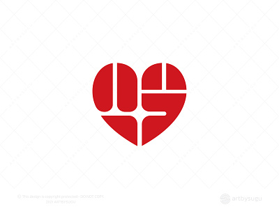 Hand and Heart Logo (for Sale)