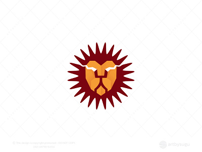 Lion Face Logo (for Sale) animal logo branding design graphic design icon illustration lion face lion logo logo logodesign logoforsale logotype morden premade logo ready made logo symbol unused logo vector