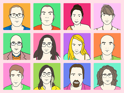 Matnas Interactive Team Members illustration