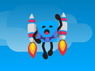 Up, up and away bit jetpack