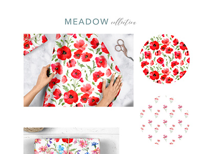 Wild meadow patterns design fabric illustration logo pattern seamless pattern surface pattern surfacedesign textile