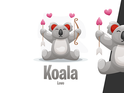 koala love animation apparel book illustrations branding character childrens illustration illustration illustrations illustrator koala vector vectors