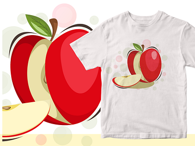 apple apparel apple branding character childrens illustration fruit illustration illustrator logo tshirt vector