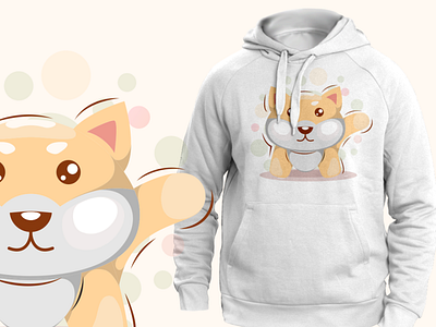 Shiba animation apparel branding character childrens illustration dog illustration illustrations illustrator tshirt vector