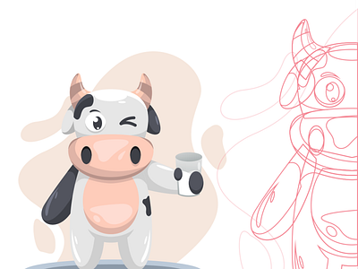 moomilk apparel book illustrations branding character childrens illustration cow illustrations illustrator logo tshirt vectors