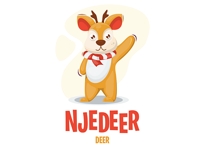 njedeer apparel book illustrations branding cartoon character character childrens illustration cute deer deer illustration illustrations illustrator logo logocartoon tshirt vector vectors