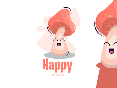 happy mushroom animal apparel book illustrations branding character childrens illustration illustrations illustrator logo vector