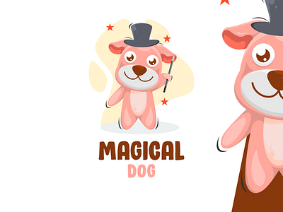 magical dog apparel book illustrations branding character childrens illustration design illustrations logo tshirt vector