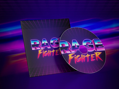 80s logo design reto logo design