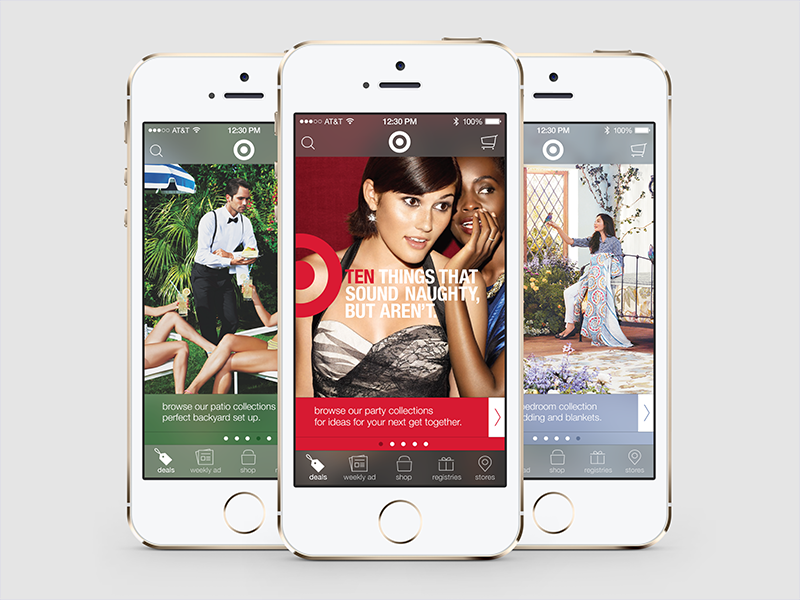 Target iOS App Redesign by Jeff Stuart on Dribbble