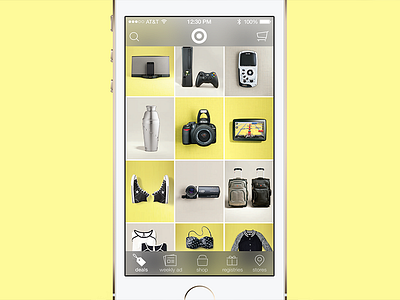 Target iOS App Featured Products