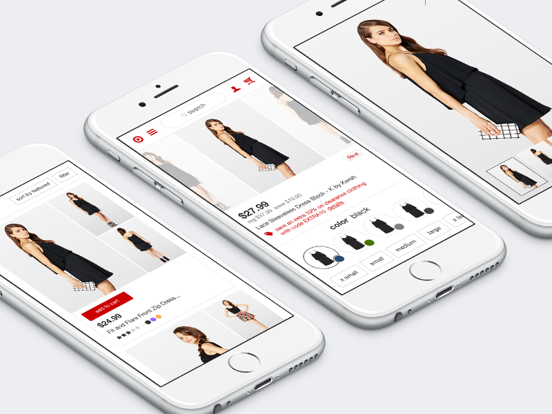 Target's New Responsive Site by Jeff Stuart on Dribbble