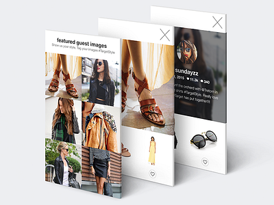 Target UGC Strategy ecommerce fashion instagram responsive target ugc web