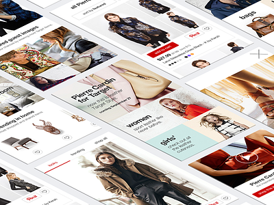 Target Campaign UX/UI ecommerce fashion instagram responsive target ugc web