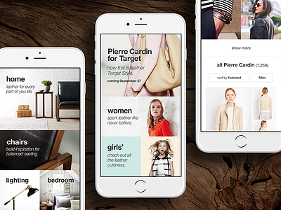 Target Campaign UX/UI ecommerce fashion instagram responsive target ugc web