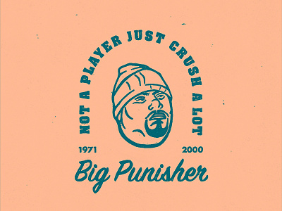 Big Pun americana hip hop illustrator logo photoshop portrait procreate rap vintage