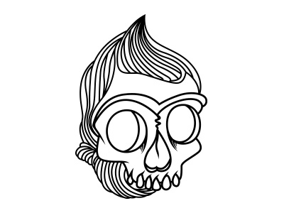 Skull character character skull vector